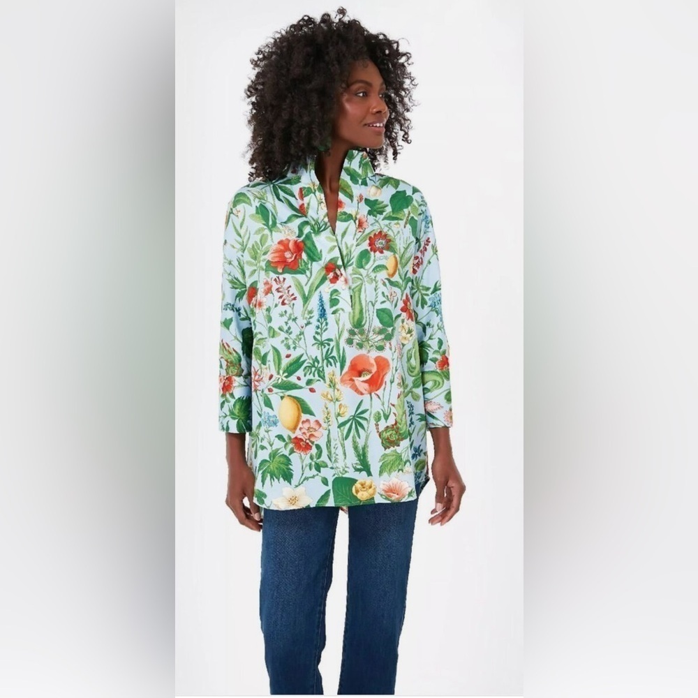 Tuckernuck Blooming Botanicals Floral Willow Blouse. NWT. Oversized XS